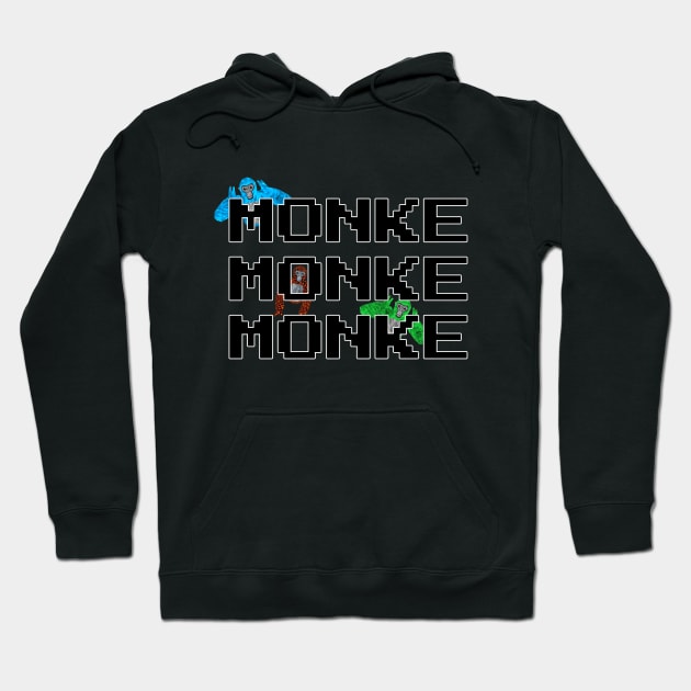 Monke Hide n Seek Hoodie by Meatball_Jones